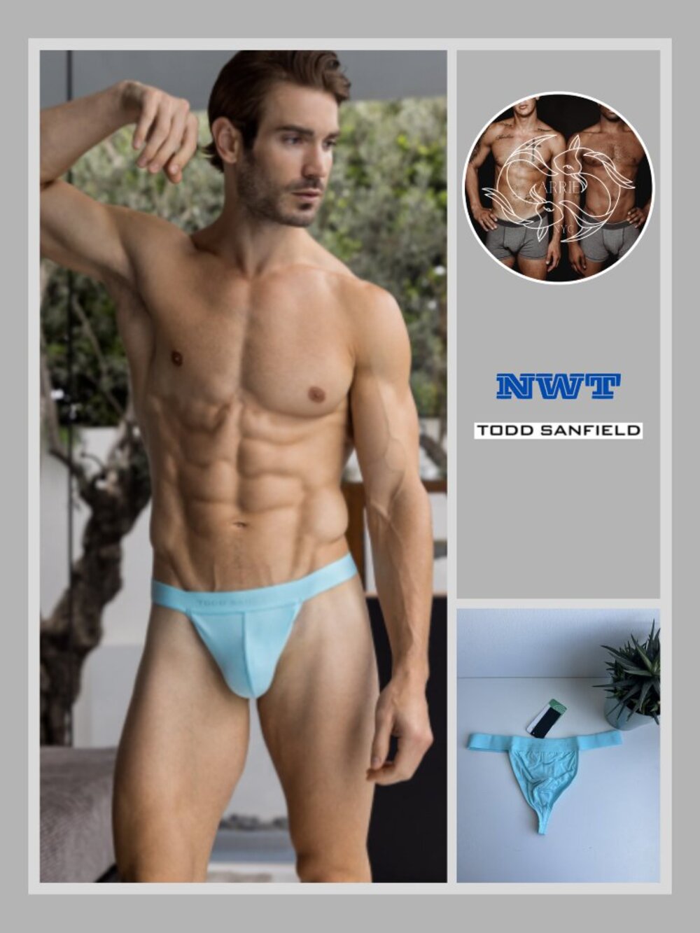 Todd Sanfield - Essential Thong - Air Blue (M)